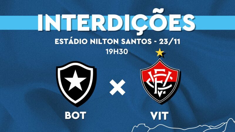 Prefeitura do Rio organiza operação especial de trânsito para Botafogo e Vitória, neste sábado (23/11)