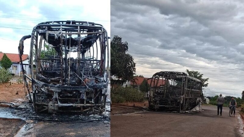 Ônibus da Eucatur e caminhão são incendiados em Rondônia